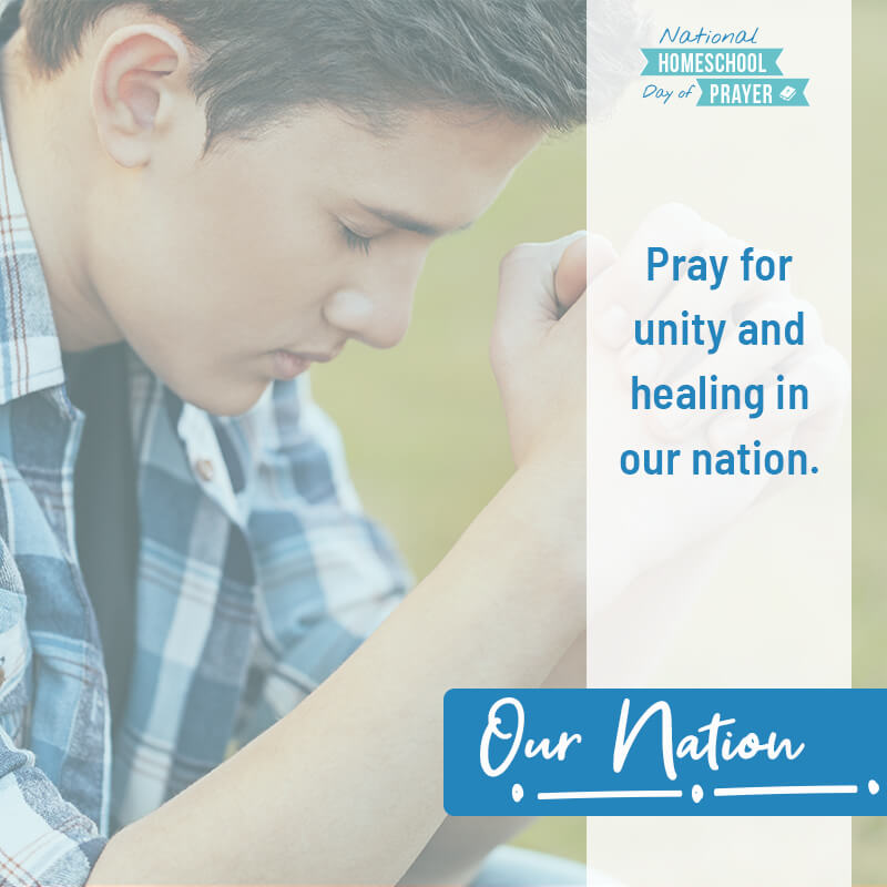2020 National Homeschool Day of Prayer - Prompt 11 - Your Nation
