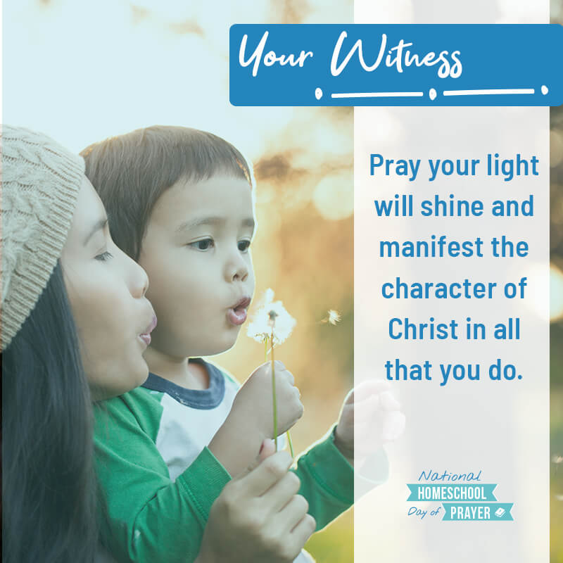 2020 National Homeschool Day of Prayer - Prompt 9 - Your Ministry